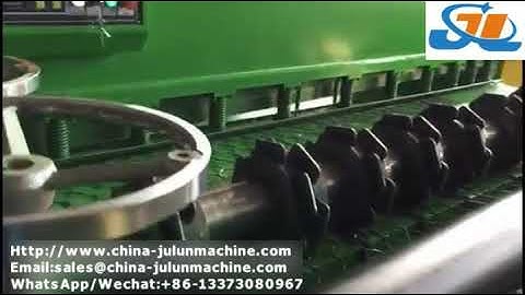 Fully automatic gaibon wire mesh machine line,gabion mesh machine line