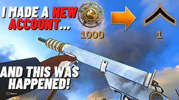 I made an SECOND ACCOUNT and dropped instant an V2 ROCKET - CoD WW2