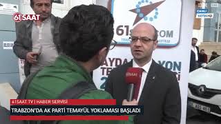 Trabzon Büyükşehir Belediye Başkan aday adayı Mustafa Yaylalı projelerini anlattı Resimi