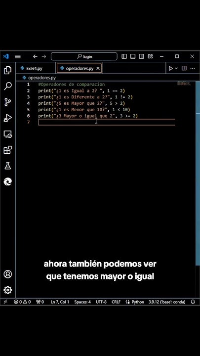 Que son Operadores lógicos en Python, operadores lógicos en ...