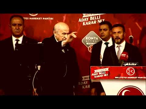 BİZ SOKAKLARDA SENLE BÜYÜDÜK -DEVLET BAHÇELİ -  MHP KONYA MİTİNGİ