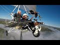 Vol en ulm avec les oies fly with birds geese and christian moullec  on board a microlight