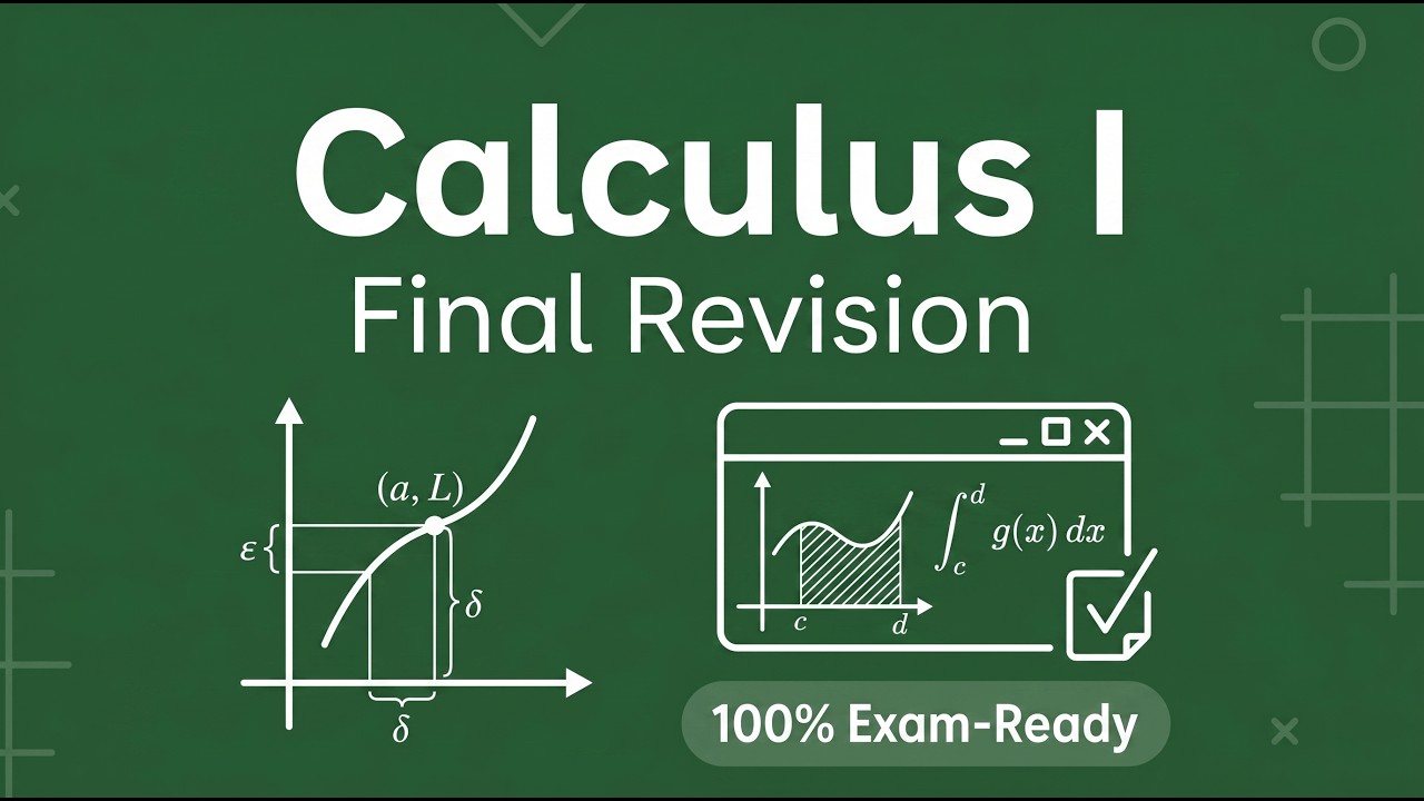 Calculus | Final Revision - YouTube