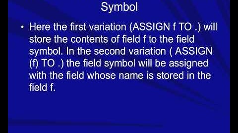 ABAP ASSIGN component to a Field Symbol