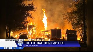 Junction City fire reveals illegal THC lab; suspects flee
