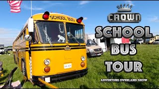 School Bus Turned Full-time Home in UK: QueenBee Skoolie Bus Tour