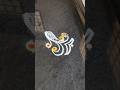 short easyy New design made by paint Wale hath #indianart #rangoli #kolamdesigns