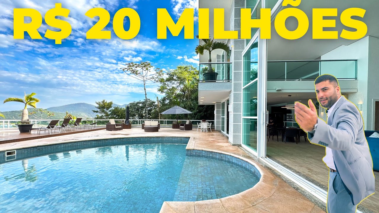 MEGA MANSÃO FRENTE MAR COM PISCINA E 6 SUÍTES EM BALNEÁRIO CAMBORIÚ