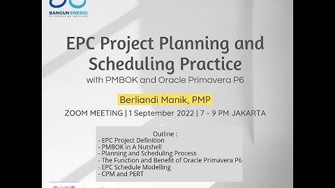 EPC Project Planning and Scheduling Practice
