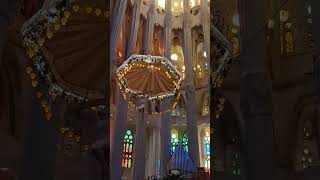 La Sagrada Familia, walking tour en 10 minutos or so.