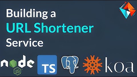 Build a URL Shortener 🚀 | Master TypeScript, PostgreSQL, Koa.js, REST & MVC!