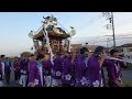 平成２９年　厚木市戸田（下）菅原神社例大祭 　神輿鈴新調渡御　禊・宮入・着座