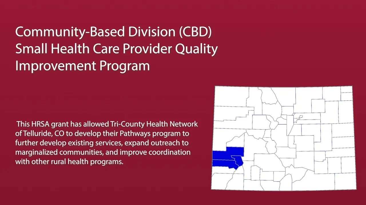 Community Awardee: Tri-County Health Network - YouTube