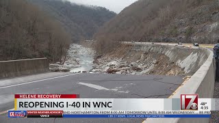 Part of I-40 in western NC to open by March