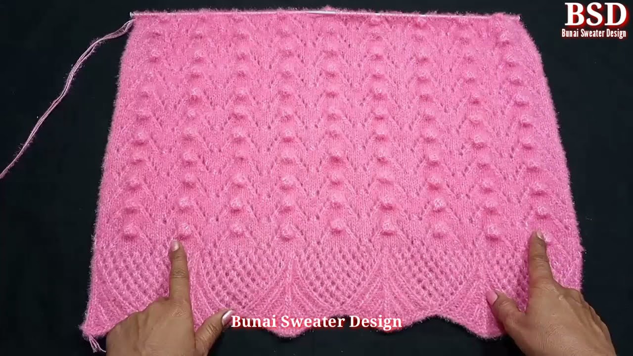 Ek selai ki bunai border, cardigan, jacket, blouse, baby sweater, top,  Gents sweater or all knitting - YouTube