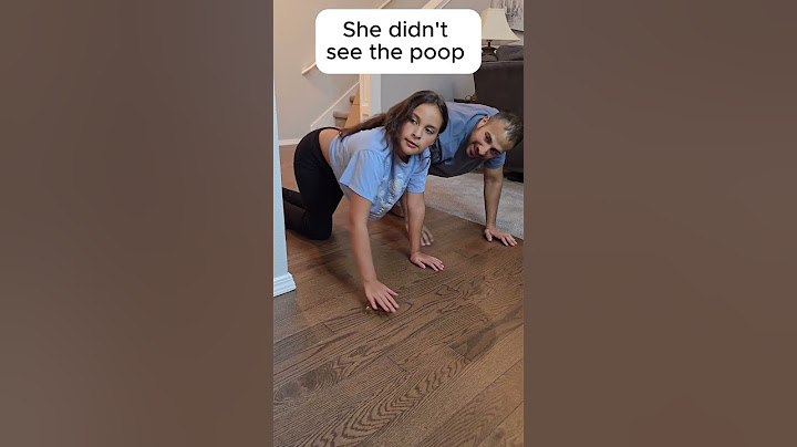 She didn't see the poop 😂 #shorts #funny
