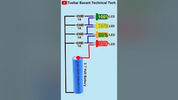 Battery Level Indicator Connection DIY Project #shorts