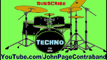 Techno Dance Drum Loop 130 bpm edm