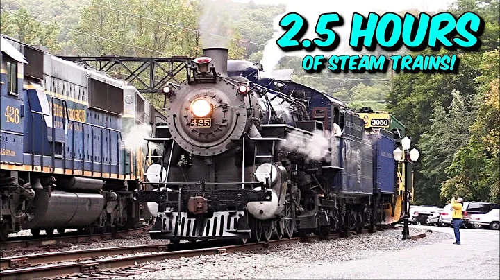 2.5 Hours of Steam Trains and Locomotives!