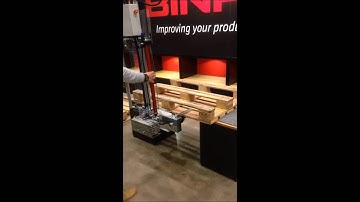 Pallet Handling by Stacking and Interlocking them