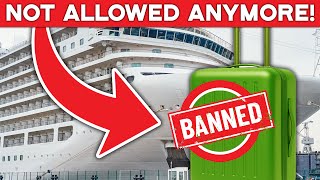 Airlines and Cruises Just BANNED These 15 Everyday Items 2025 (You Probably Packed!) | Cruise Tips