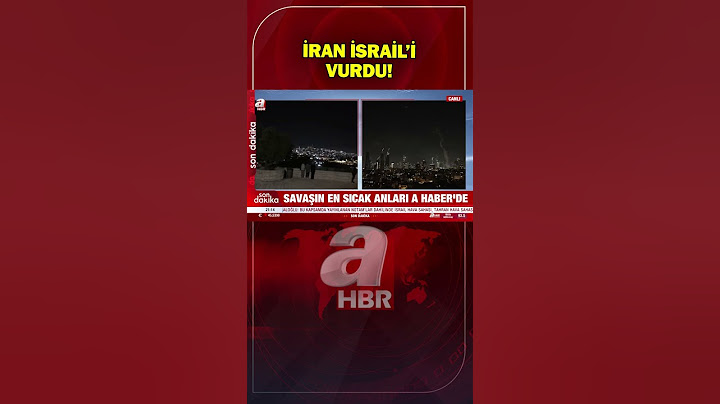 İran, İsrail'i böyle vurdu! Tel Aviv'den dumanlar yükseliyor | A Haber