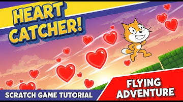 Scratch Flying Game with Scrolling Background & Score #scratchtutorial #scratch