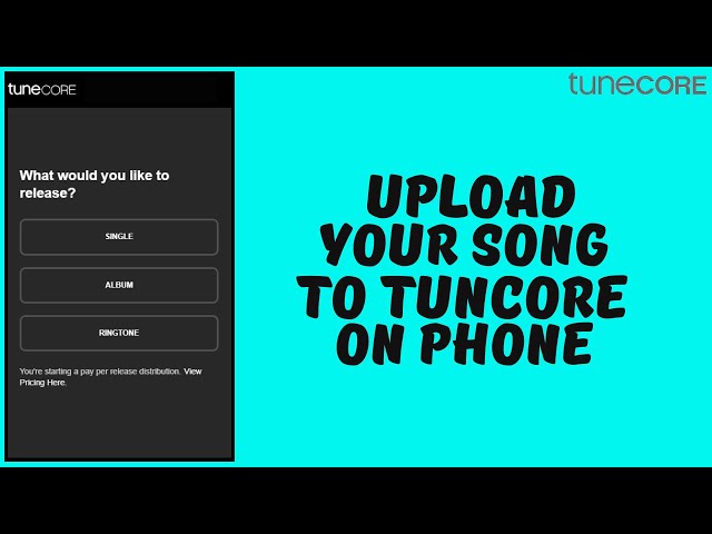 How to Upload a Song to Tunecore With My Phone class=