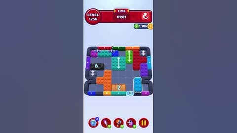 Color Block Jam Level 1256 Solution