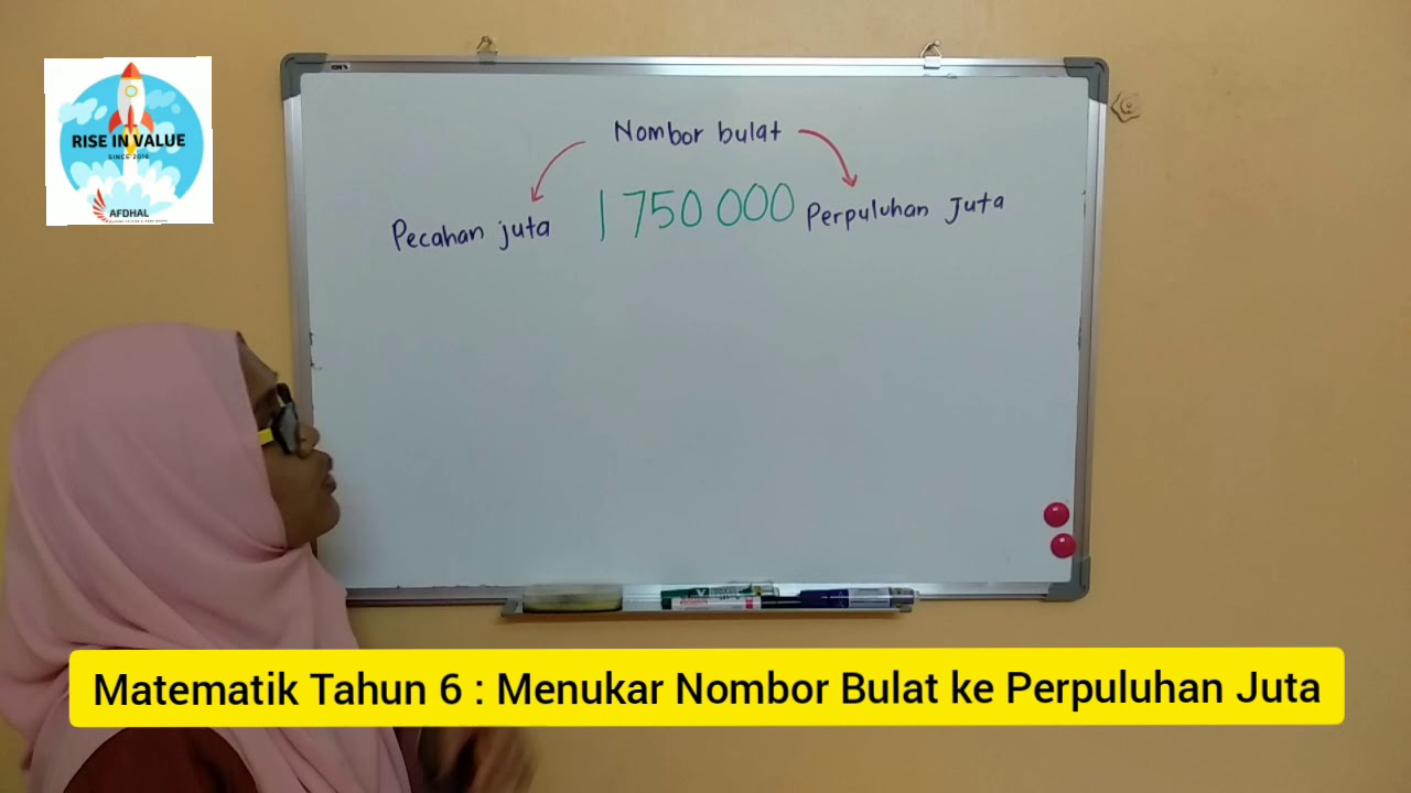 Menukar Nombor Bulat kepada Perpuluhan Juta - YouTube