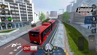 Bus Simulator 2023 Ovilex - GamePlay #5 (New Dubai Map Update with Articulated Electric Bus) screenshot 5