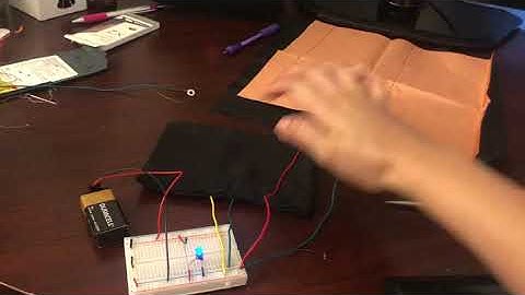 Touch sensors with conductive fabric