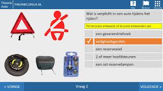 Multiple response vragen in het theorie-examen van het CBR