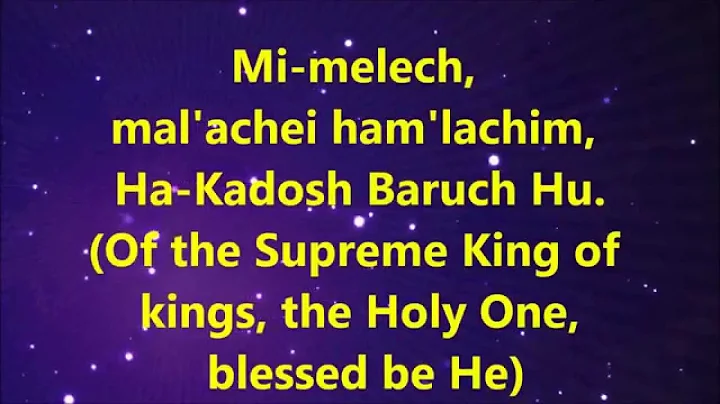 Susana Allen - Shalom Aleichem - Lyrics and Transl...