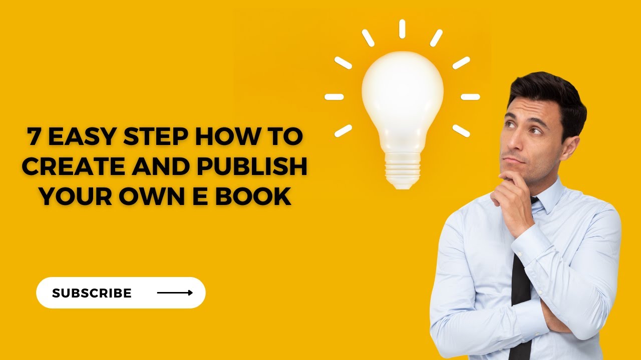 An Easy Way To Create And Publish Your Ebook - YouTube