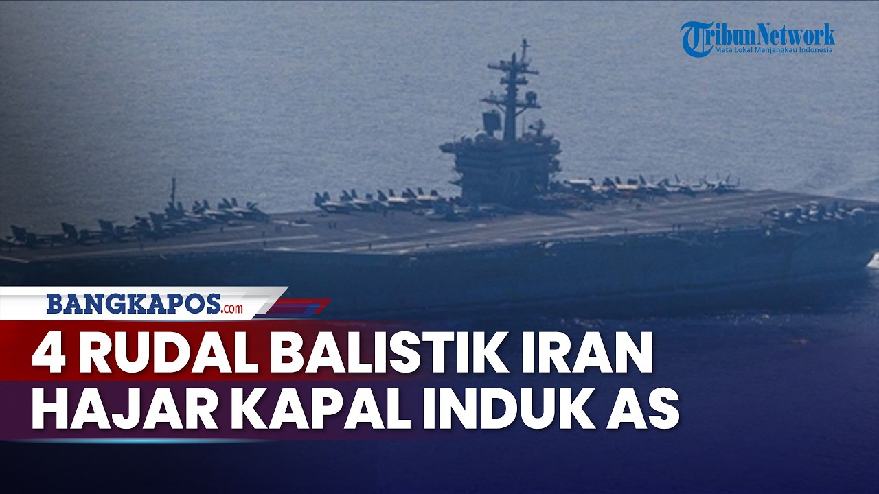 Tanpa Ampun! Iran Hajar Kapal Induk AS, 3 Raksasa Eropa Siap Ikut Perangi Teheran