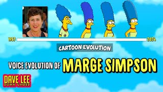 Voice Evolution of MARGE SIMPSON - 37 Years Compared & Explained | CARTOON EVOLUTION