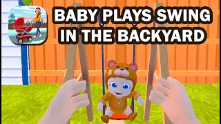 Mother Simulator: Happy Virtual Family Life - Baby Plays Swing in the Backyard (iOS, Android) screenshot 3