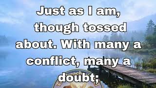 Just As I Am - Piano instrumental hymn with lyrics