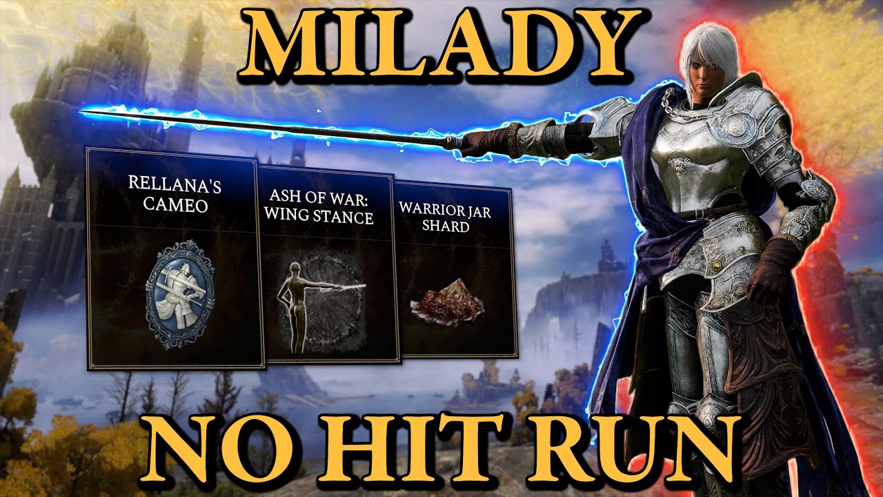 The MOST SATISFYING Weapon In Elden Ring... Milady No Hit Run