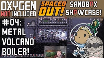 How To Filter Water with Metal Volcanoes In ONI: Spaced Out! Sandbox Showcase #4