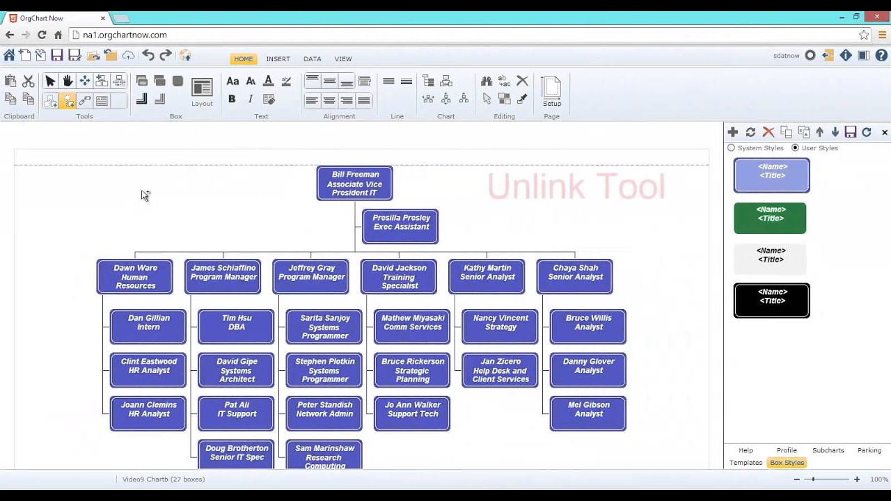 Salesforce Org Chart Builder