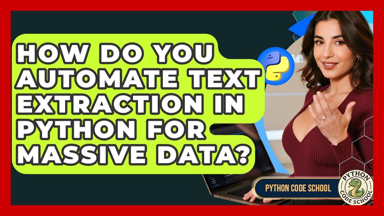 How Do You Automate Text Extraction In Python For Massive Data ...