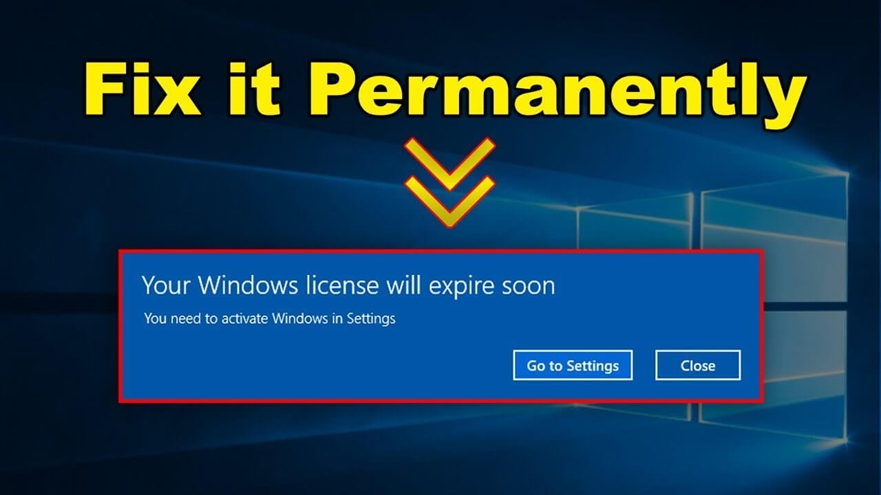 Fixed 2021 Your Windows License Will Expire Soon You Need To