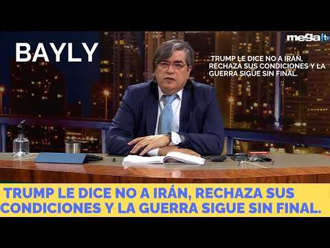 Trump le dice NO a Irán, rechaza sus condiciones y la guerra sigue sin final.