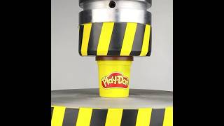 Best crushing Play Doh vs hydraulic press paper experiment oddly cutting shorts #press #asmr