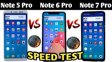 Redmi Note 5 Pro vs Note 6 Pro vs Note 7 Pro #Speed test | 15+ Apps Speed test