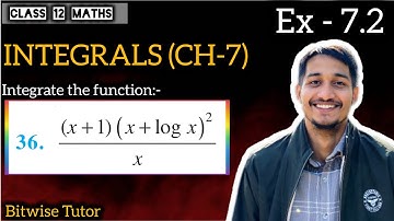 Q36 | Integrate (x + 1)(x + log x)²/x