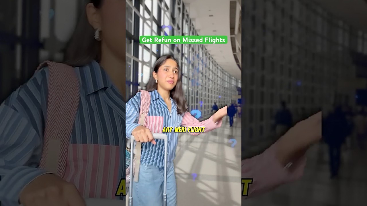 Get refund on missed flights ❌🛩️ #travelhacks #savemoney #flighthacks #personalfinance #flights