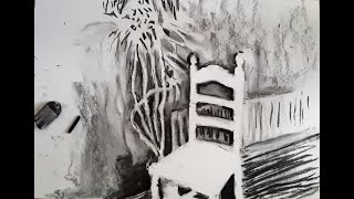 Negative space/ spaces in between objects drawing with Mindy Lee